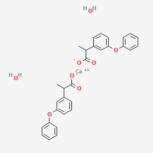 Chemical structure of Fenoprofen Calcium