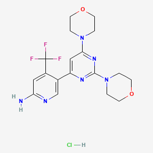 Chemical structure of NVP-BKM120 Hydrochloride