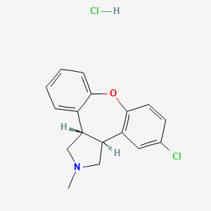Chemical structure of Asenapine hydrochloride
