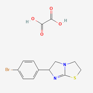 Chemical structure of (-)-p-Bromotetramisole Oxalate