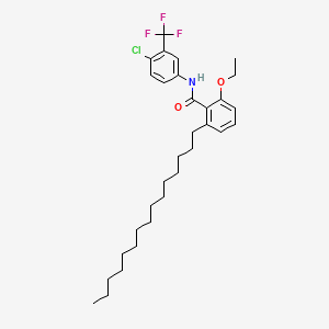 Chemical structure of CTPB