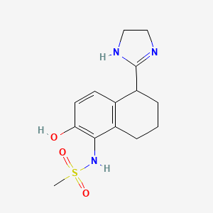 Chemical structure of A 61603 hydrobromide