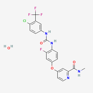 Chemical structure of Regorafenib monohydrate