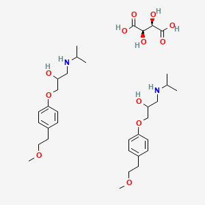 Chemical structure of Metoprolol Tartrate