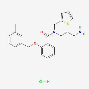Chemical structure of AMTB hydrochloride