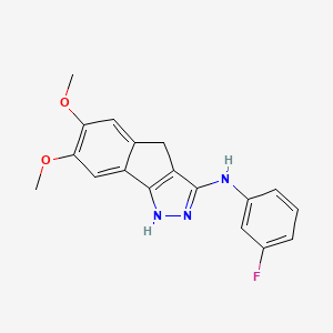 Chemical structure of JNJ-10198409
