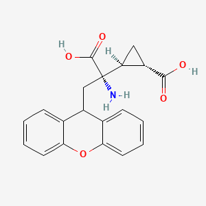 Chemical structure of LY341495
