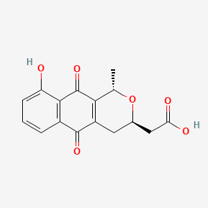 Chemical structure of Nanaomycin