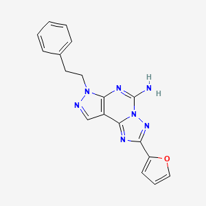 Chemical structure of SCH 58261