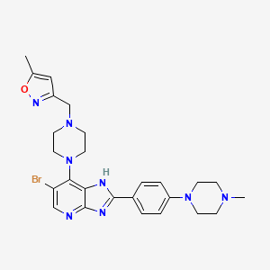 Chemical structure of CCT137690