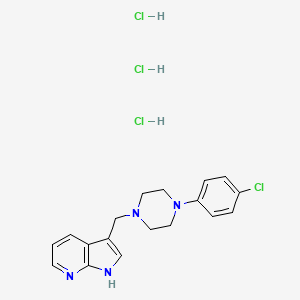 Chemical structure of L-745870 trihydrochloride