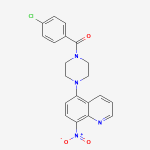 Chemical structure of SIRT2-IN-8