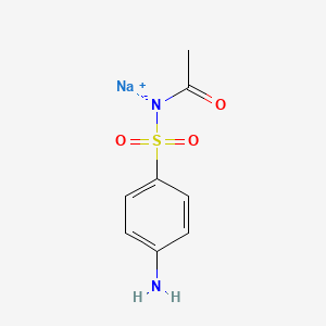 Chemical structure of Sulfacetamide Sodium