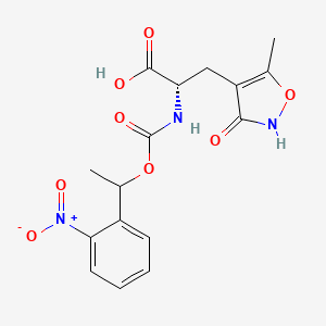 Chemical structure of NPEC-caged-(S)-AMPA