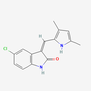 Chemical structure of SU5614