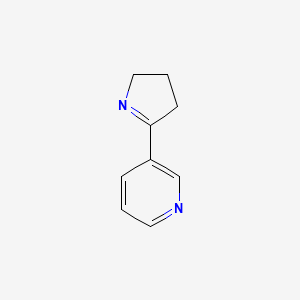 Chemical structure of Myosmine