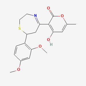 Chemical structure of KF 38789