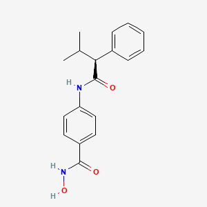 Chemical structure of AR-42 (OSU-HDAC42)