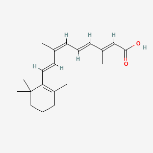 Chemical structure of 9-cis-Retinoic Acid