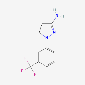 Chemical structure of BW 755C