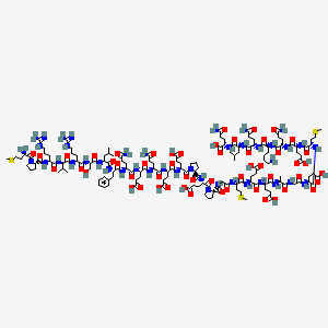 Chemical structure of Nocistatin (human)