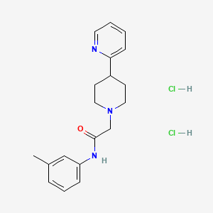 Chemical structure of A 412997 dihydrochloride