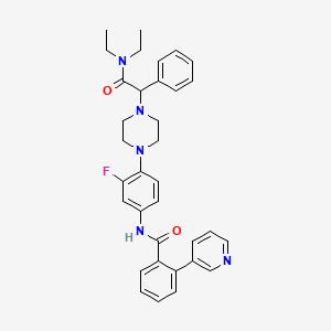Chemical structure of JNJ-31020028