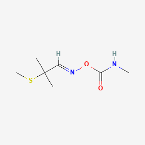 Chemical structure of Aldicarb