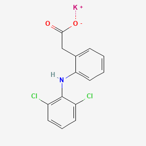 Chemical structure of Diclofenac Potassium