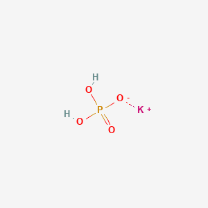 Chemical structure of Potassium phosphate monobasic