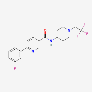 Chemical structure of HPGDS inhibitor 1