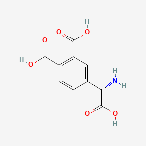 Chemical structure of (S)-3,4-DCPG