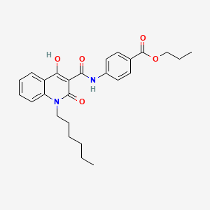 Chemical structure of GSA 10