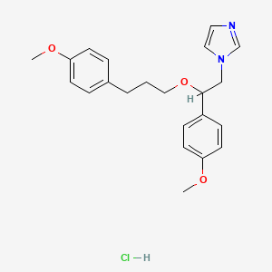 Chemical structure of SKF 96365 hydrochloride
