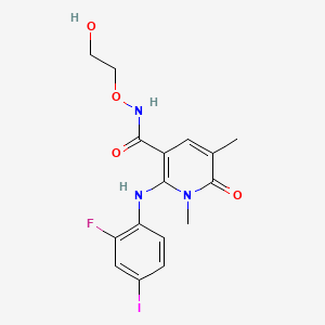 Chemical structure of AZD8330