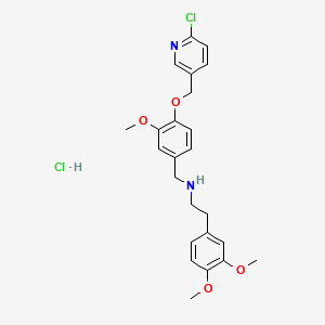 Chemical structure of SBE 13 HCl