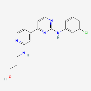 Chemical structure of CGP60474
