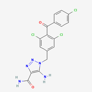 Chemical structure of L-651,582