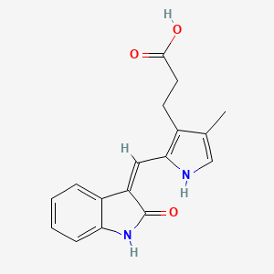 Chemical structure of SU 5402