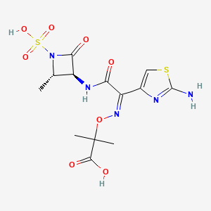 Chemical structure of Aztreonam
