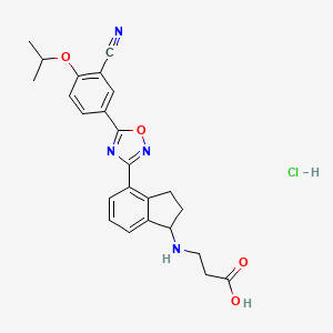 Chemical structure of RP 001 hydrochloride