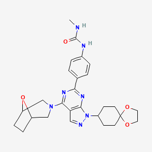 Chemical structure of WYE-125132 (WYE-132)