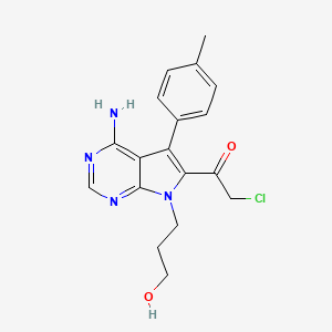 Chemical structure of CMK