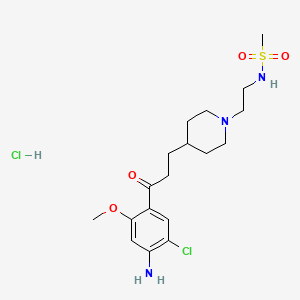 Chemical structure of RS 67506 hydrochloride