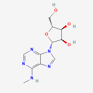 Chemical structure of N6-methyladenosine (m6A)