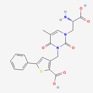 Chemical structure of ACET