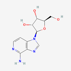 Chemical structure of 3-Deazaadenosine