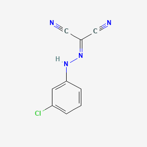Chemical structure of CCCP