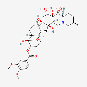 Chemical structure of Veratridine