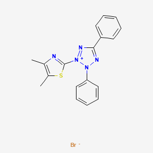 Chemical structure of MTT